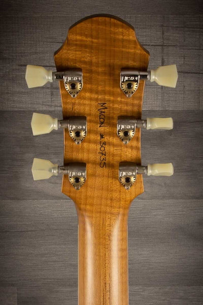 Patrick James Eggle Macon Carved Top - Faded Tobacco Burst