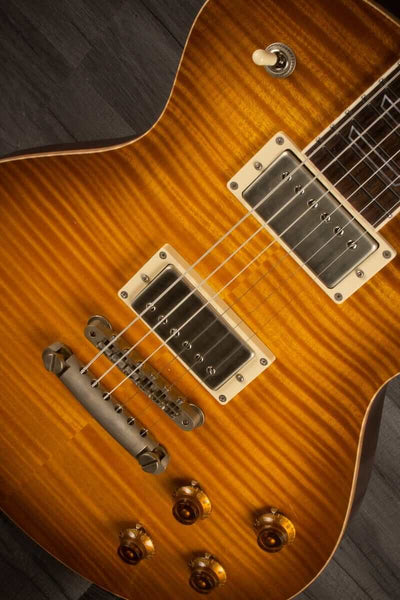 Patrick James Eggle Macon Carved Top - Faded Tobacco Burst