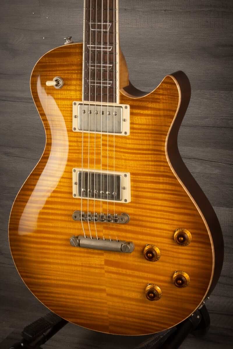 Patrick James Eggle Macon Carved Top - Faded Tobacco Burst