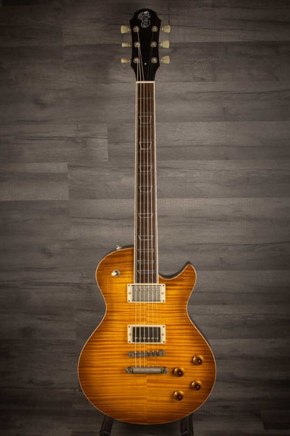 Patrick James Eggle Macon Carved Top - Faded Tobacco Burst