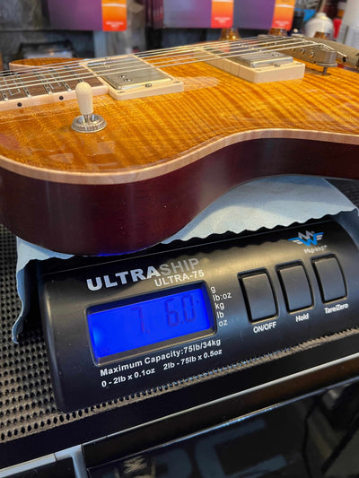 Patrick James Eggle Macon Carved Top - Faded Tobacco Burst