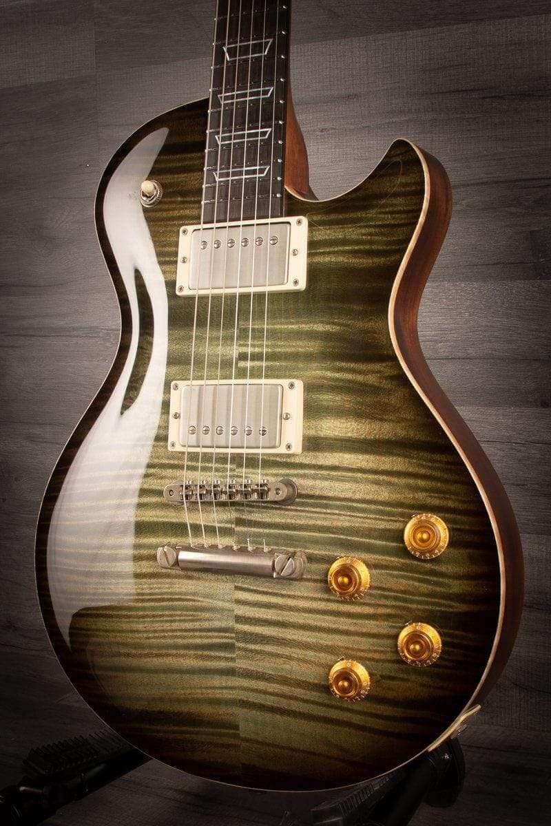 Patrick James Eggle Macon Carved Top -Forest Green Burst