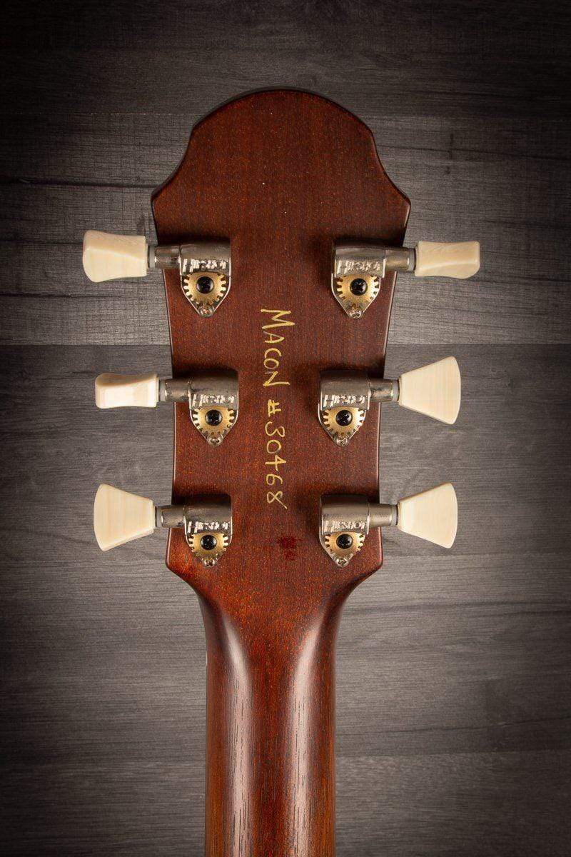 Patrick James Eggle Macon Carved Top -Forest Green Burst