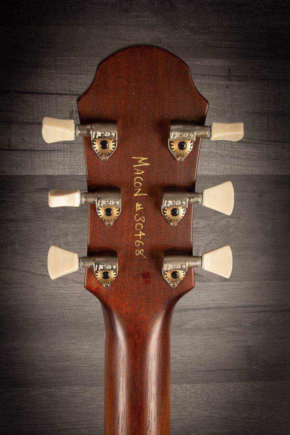 Patrick James Eggle Macon Carved Top -Forest Green Burst
