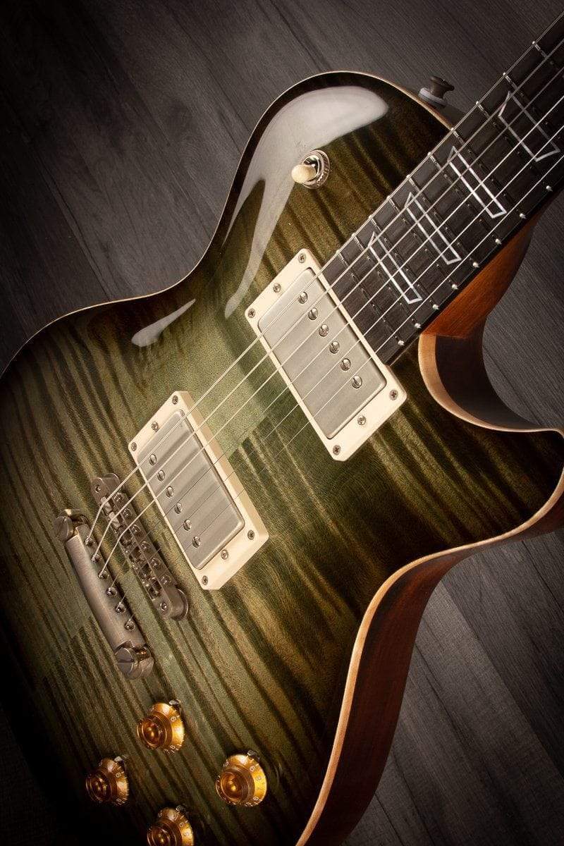 Patrick James Eggle Macon Carved Top -Forest Green Burst