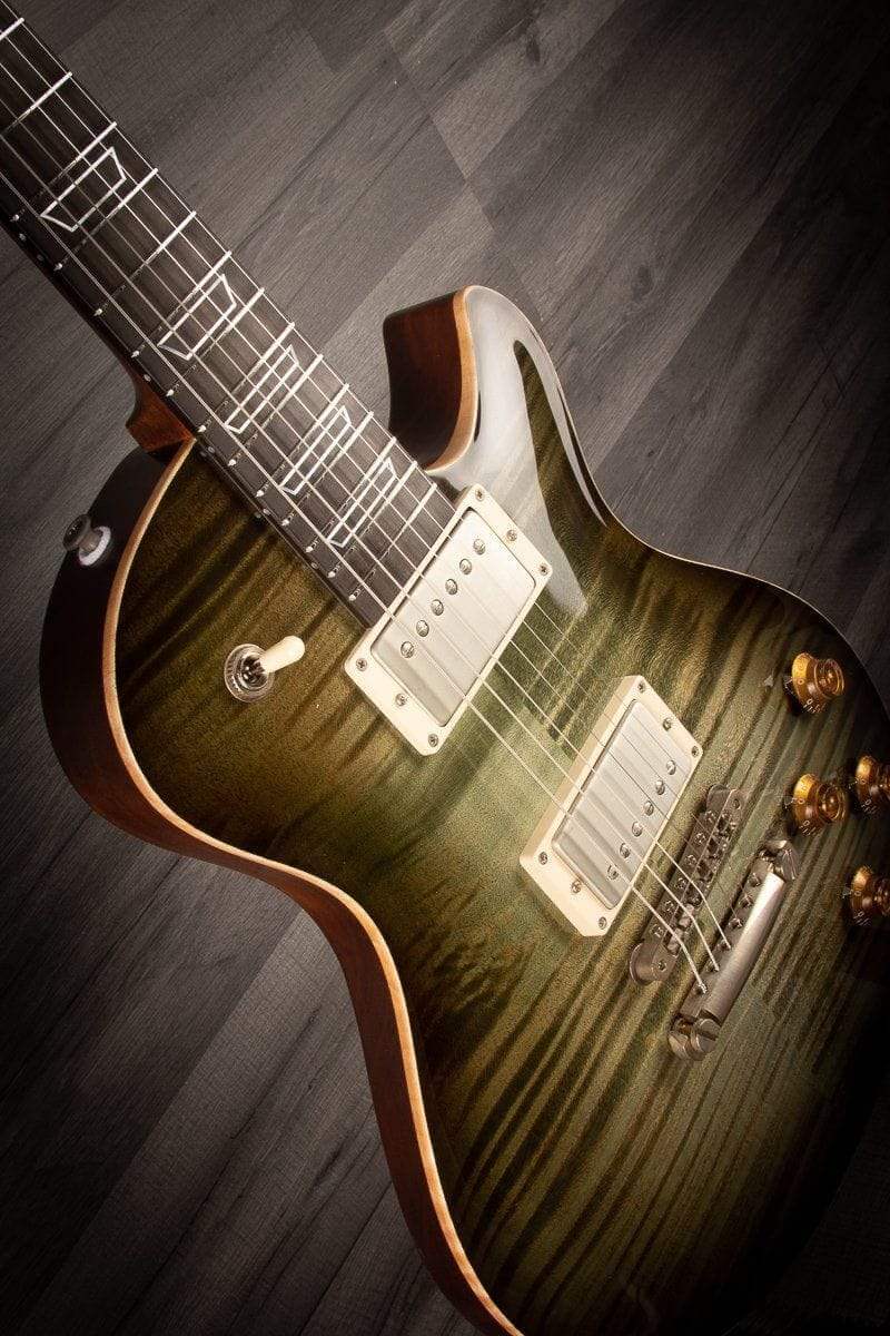 Patrick James Eggle Macon Carved Top -Forest Green Burst
