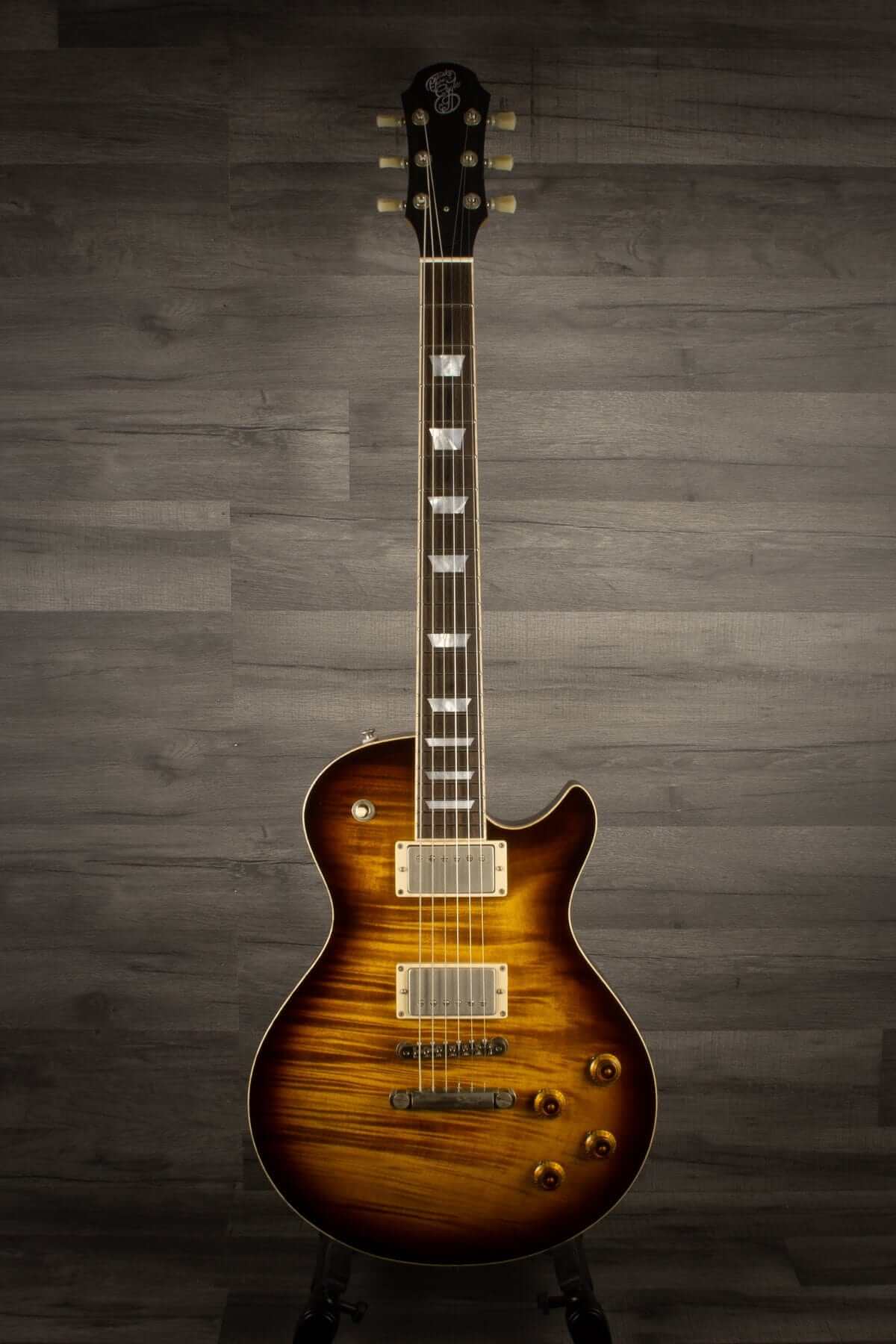 Patrick James Eggle Macon Carved Top - TobaccoBurst