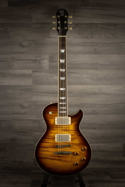 Patrick James Eggle Macon Carved Top - TobaccoBurst