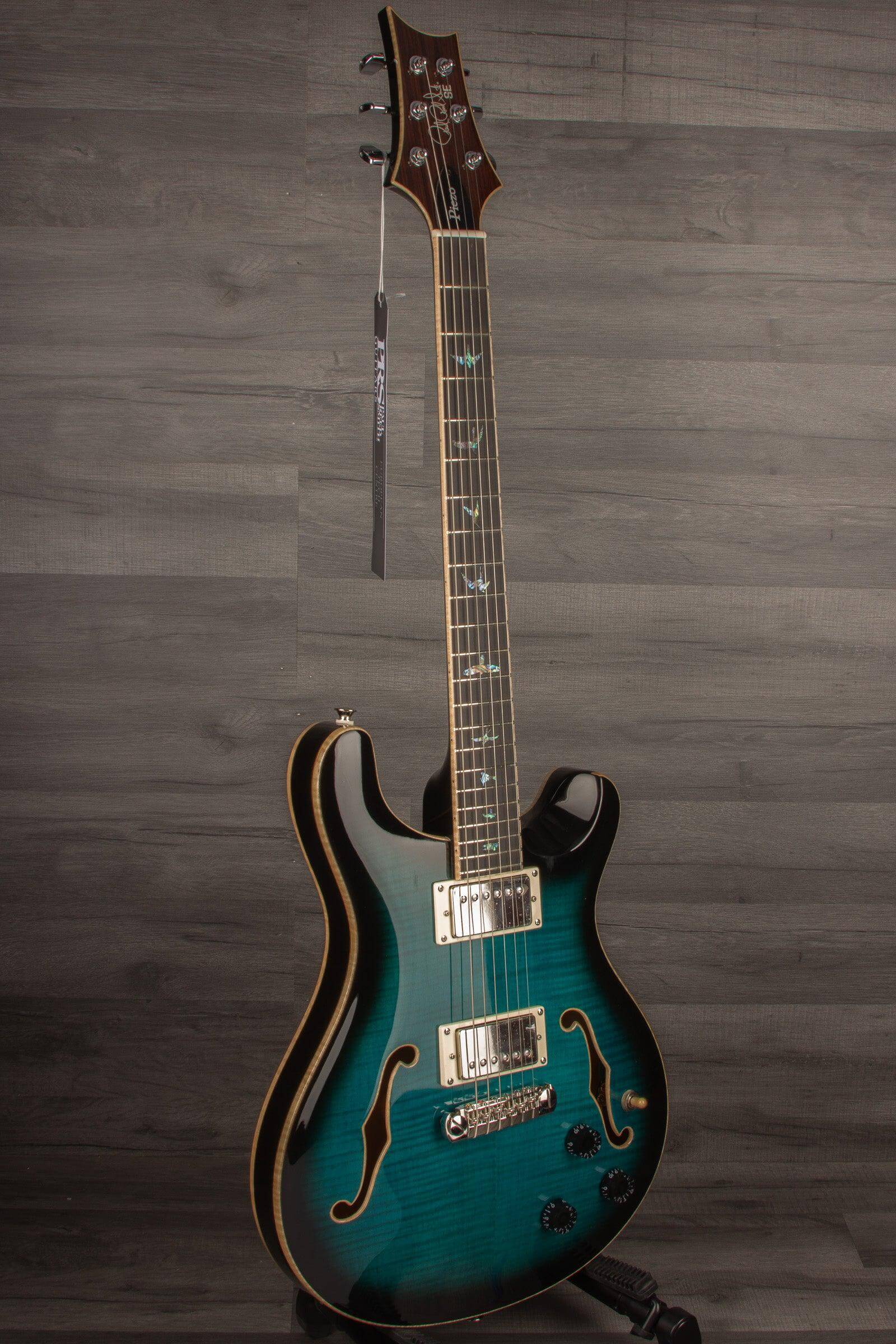 PRS - SE Hollowbody II Piezo Peacock Blue Smokeburst