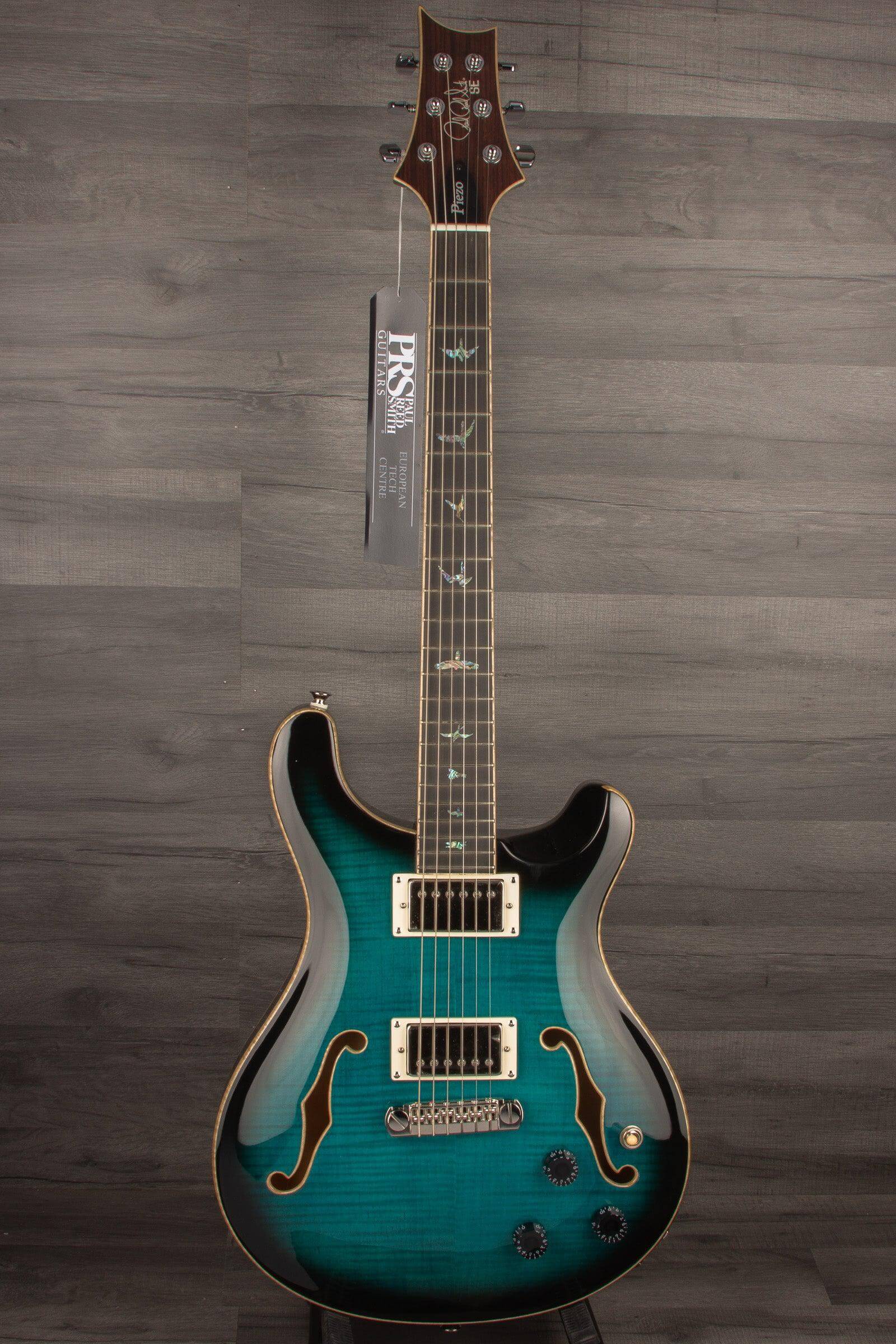 PRS - SE Hollowbody II Piezo Peacock Blue Smokeburst