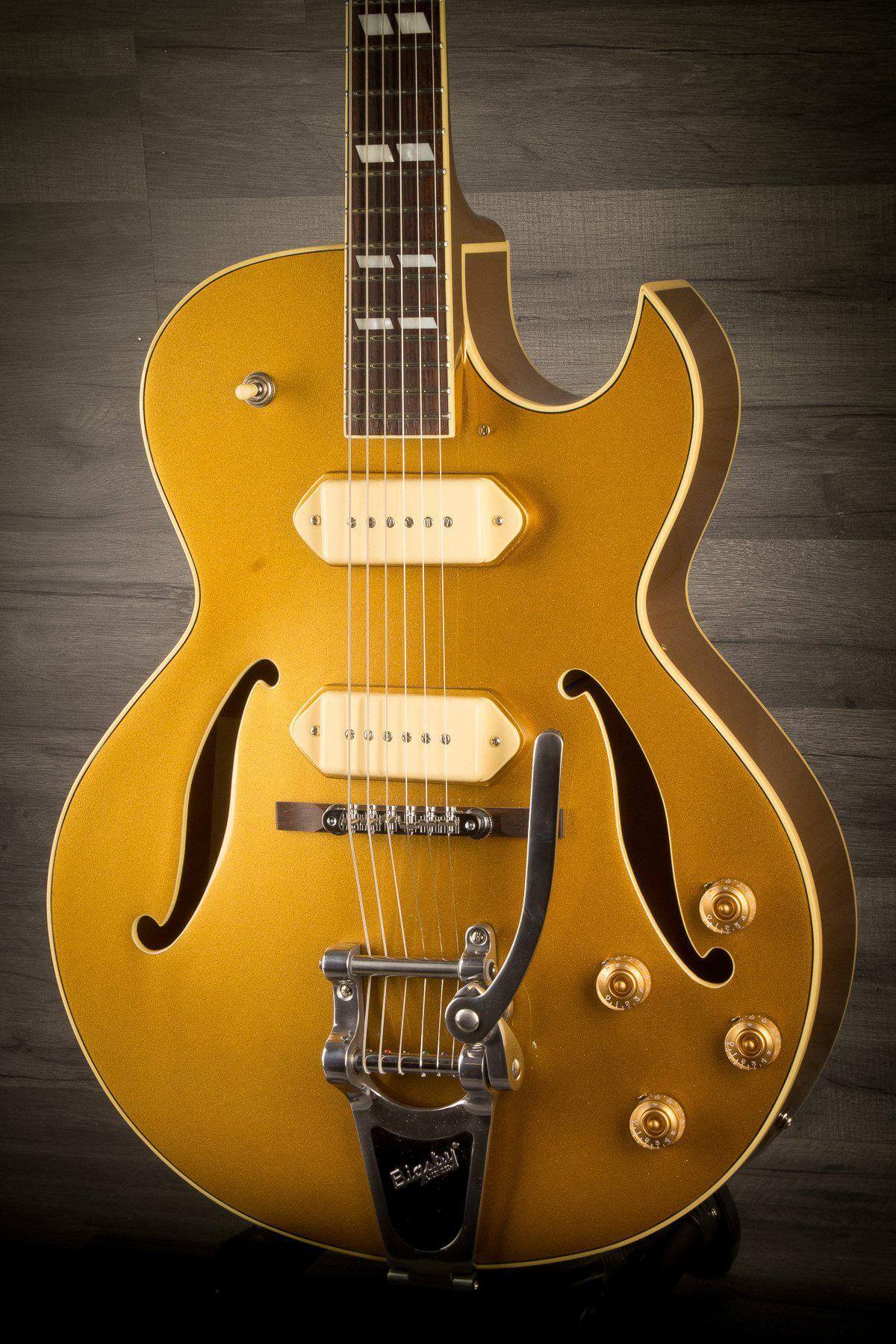 Peerless Electric Guitar USED - Peerless Gigmaster SC Masterplayer - Metallic Gold High Gloss