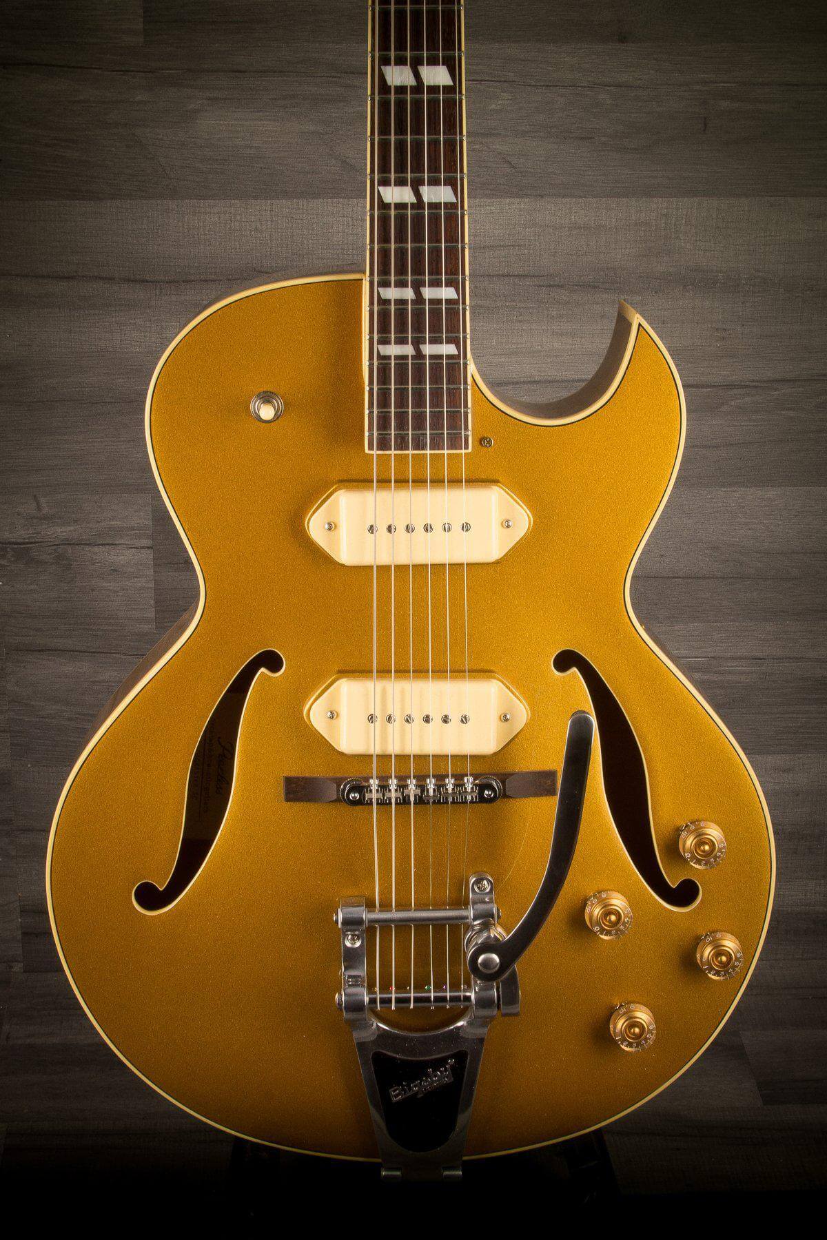 Peerless Electric Guitar USED - Peerless Gigmaster SC Masterplayer - Metallic Gold High Gloss