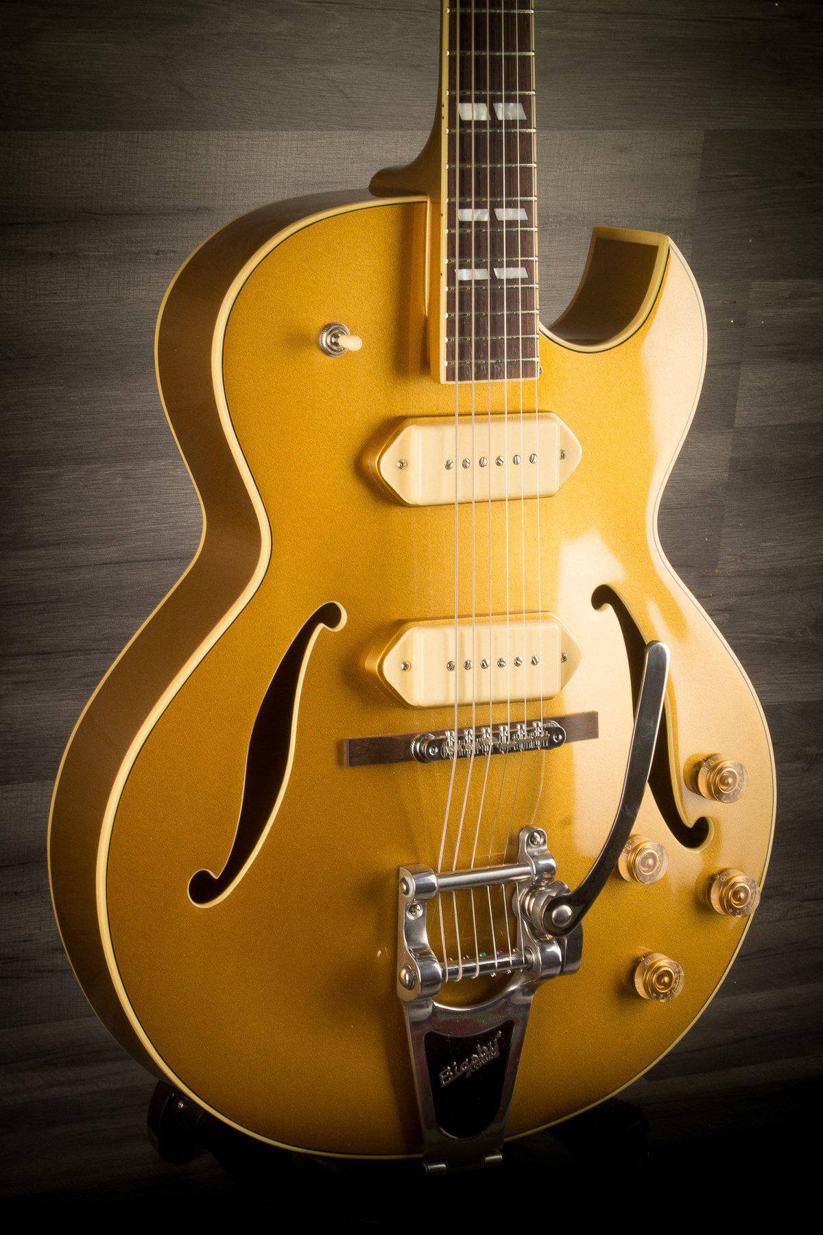 Peerless Electric Guitar USED - Peerless Gigmaster SC Masterplayer - Metallic Gold High Gloss