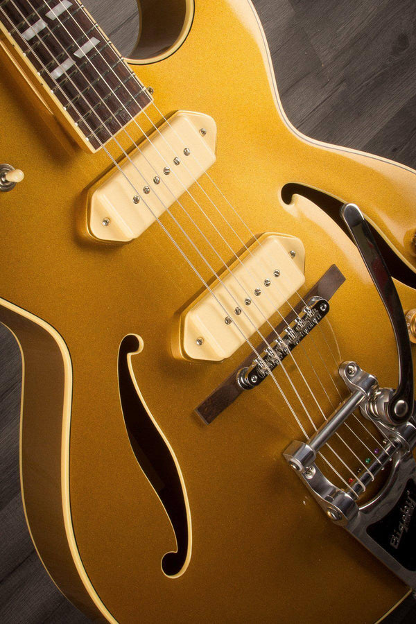 Peerless Electric Guitar USED - Peerless Gigmaster SC Masterplayer - Metallic Gold High Gloss