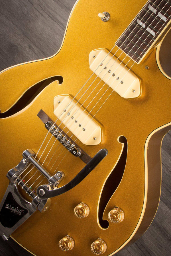 Peerless Electric Guitar USED - Peerless Gigmaster SC Masterplayer - Metallic Gold High Gloss