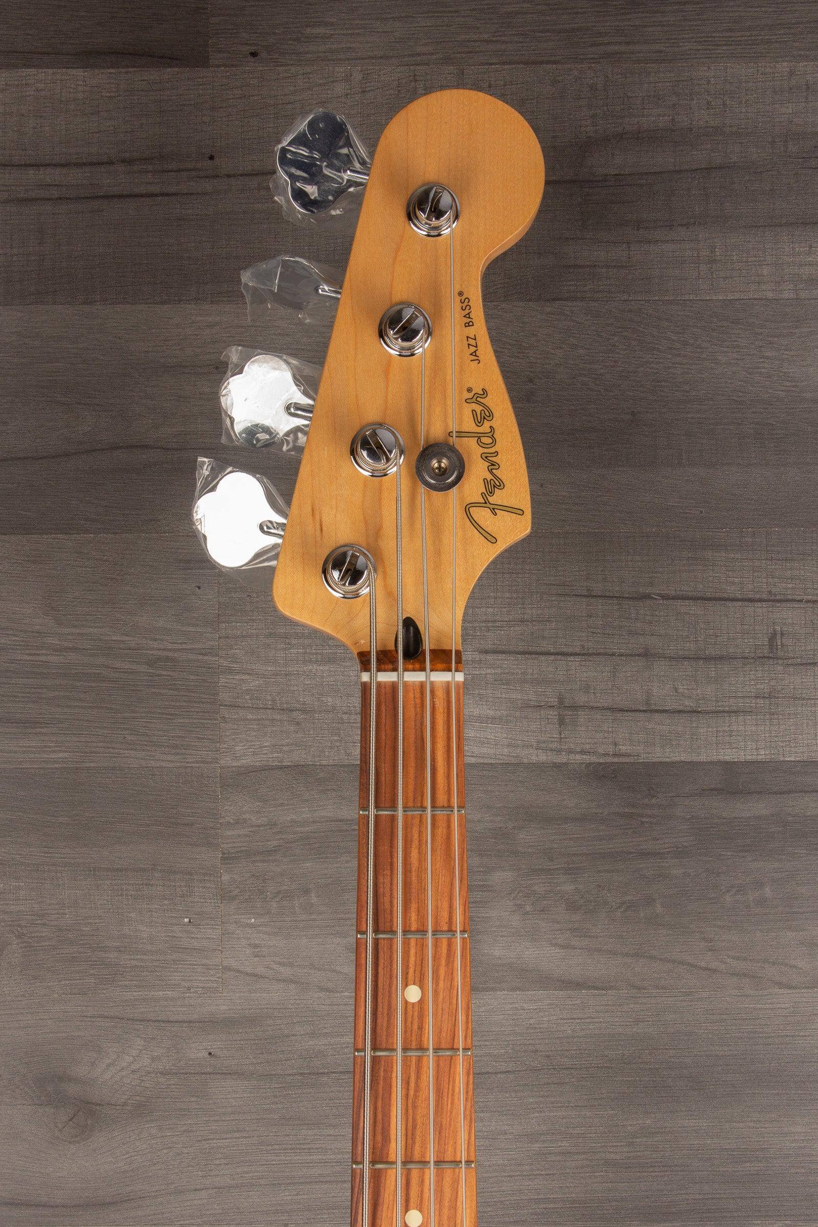 Fender Player Jazz Bass Guitar, Pau Ferro Fingerboard - Polar White