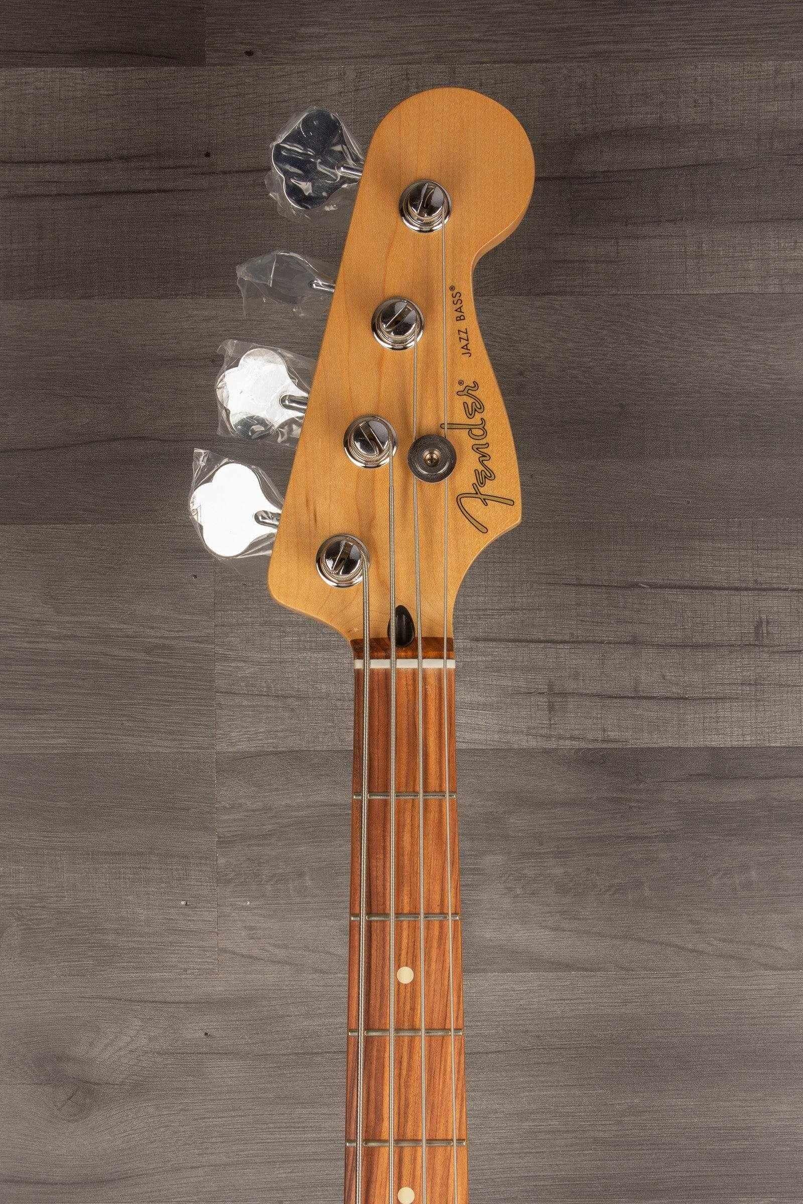 Fender Player Jazz Bass Guitar, Pau Ferro Fingerboard - Polar White