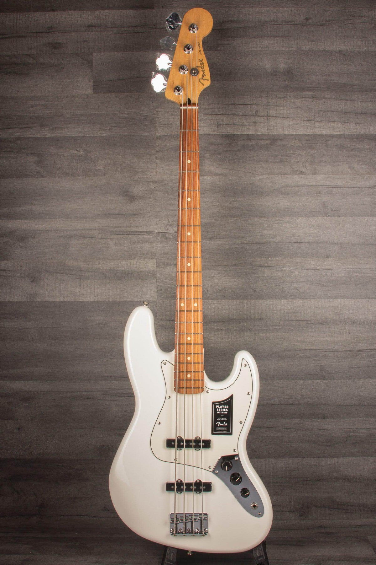 Fender Player Jazz Bass Guitar, Pau Ferro Fingerboard - Polar White