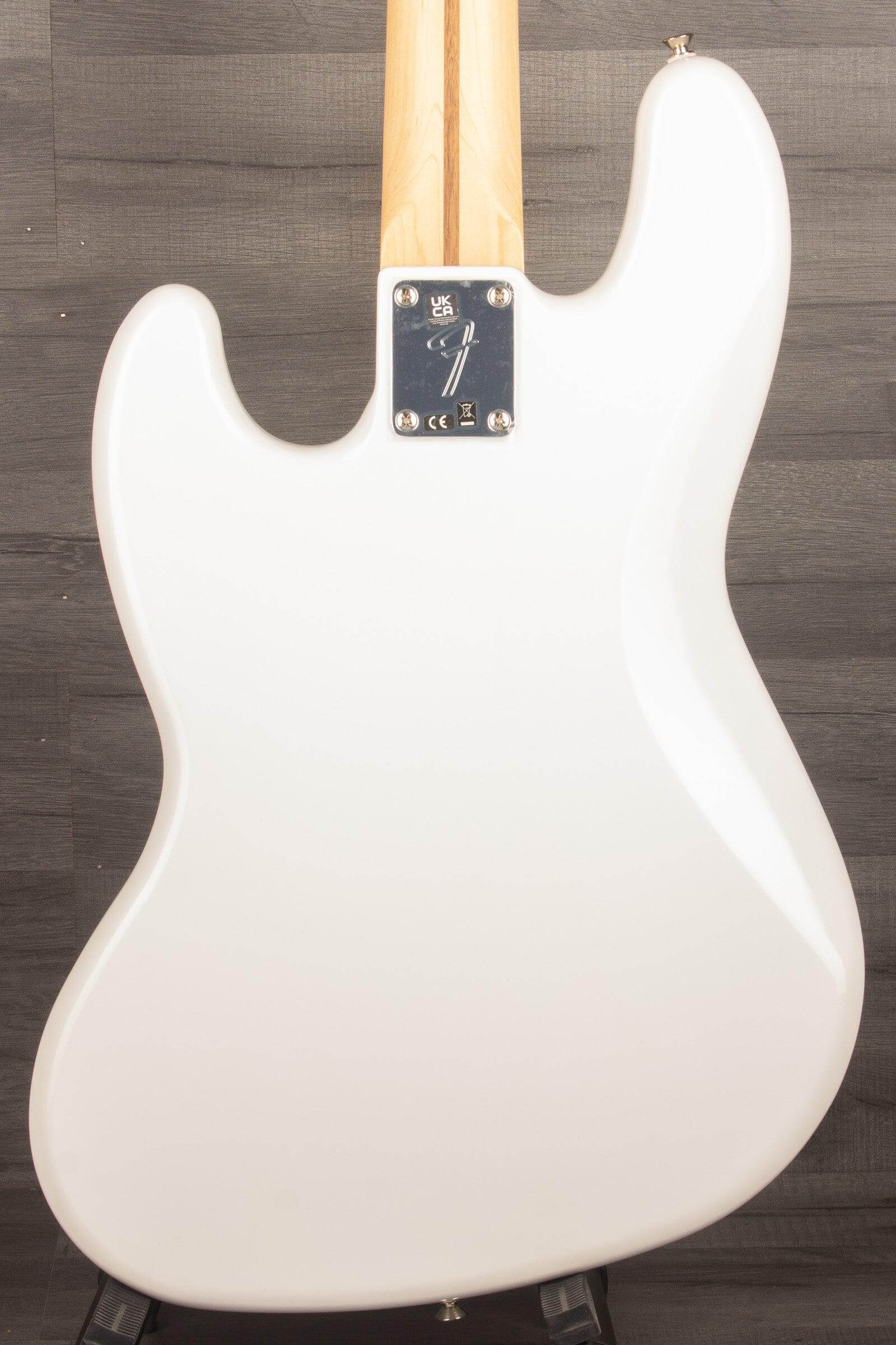 Fender Player Jazz Bass Guitar, Pau Ferro Fingerboard - Polar White