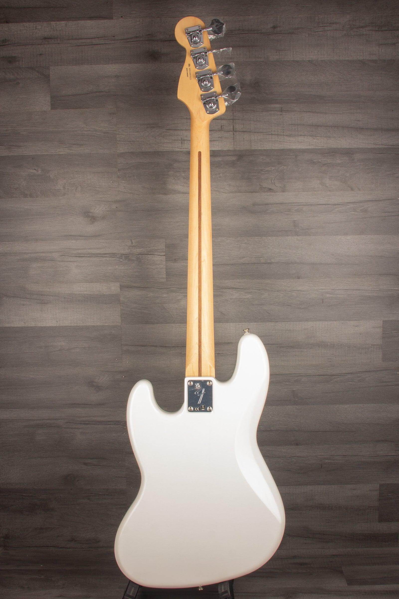 Fender Player Jazz Bass Guitar, Pau Ferro Fingerboard - Polar White