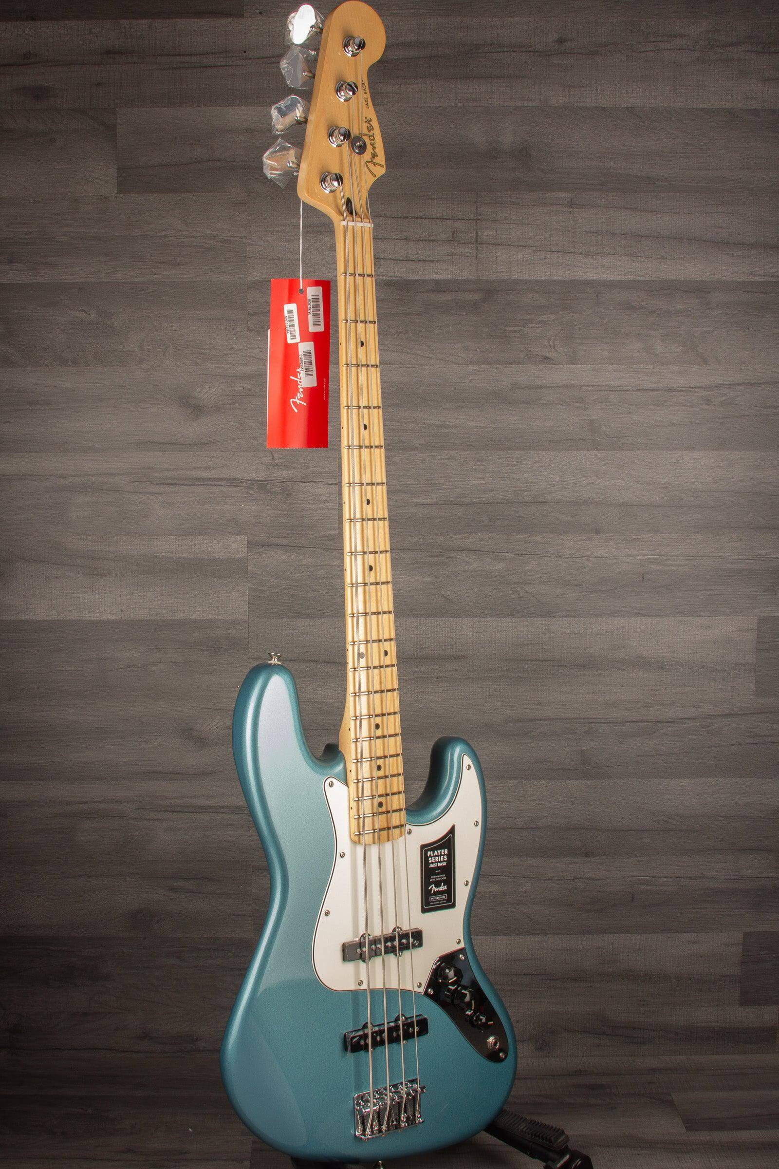 Fender Player Jazz Bass®, Maple Neck, Tidepool - MusicStreet