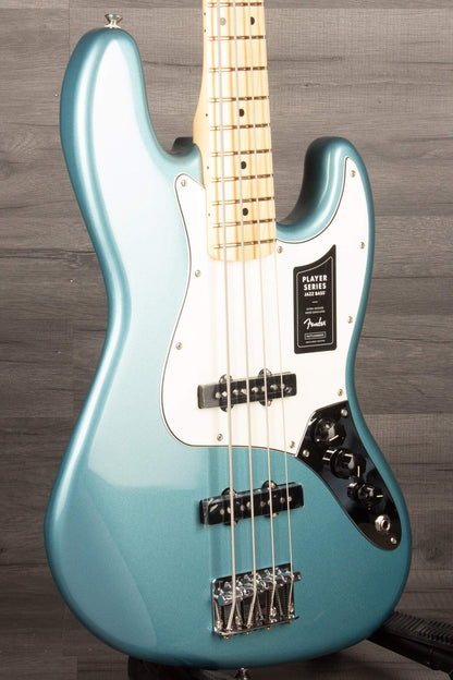 Fender Player Jazz Bass Guitar, Maple Neck - Tidepool