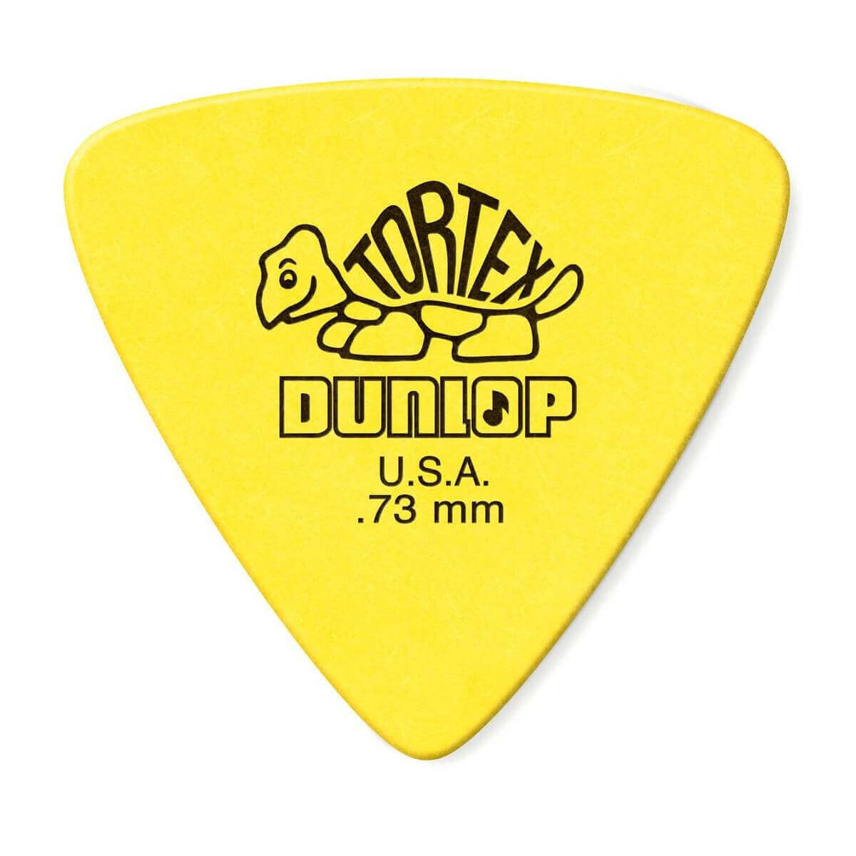 DUNLOP Tortex Triangle Player Pack 6 Piece Yellow 0.73mm