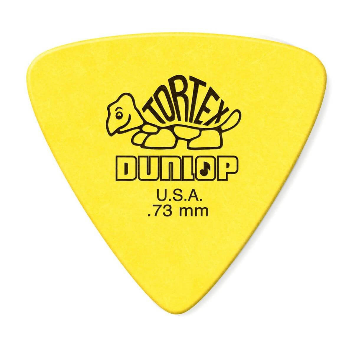 DUNLOP Tortex Triangle Player Pack 6 Piece Yellow 0.73mm - MusicStreet