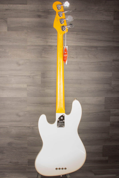 Fender American Professional II Jazz Bass Guitar, Maple Neck - Olympic White