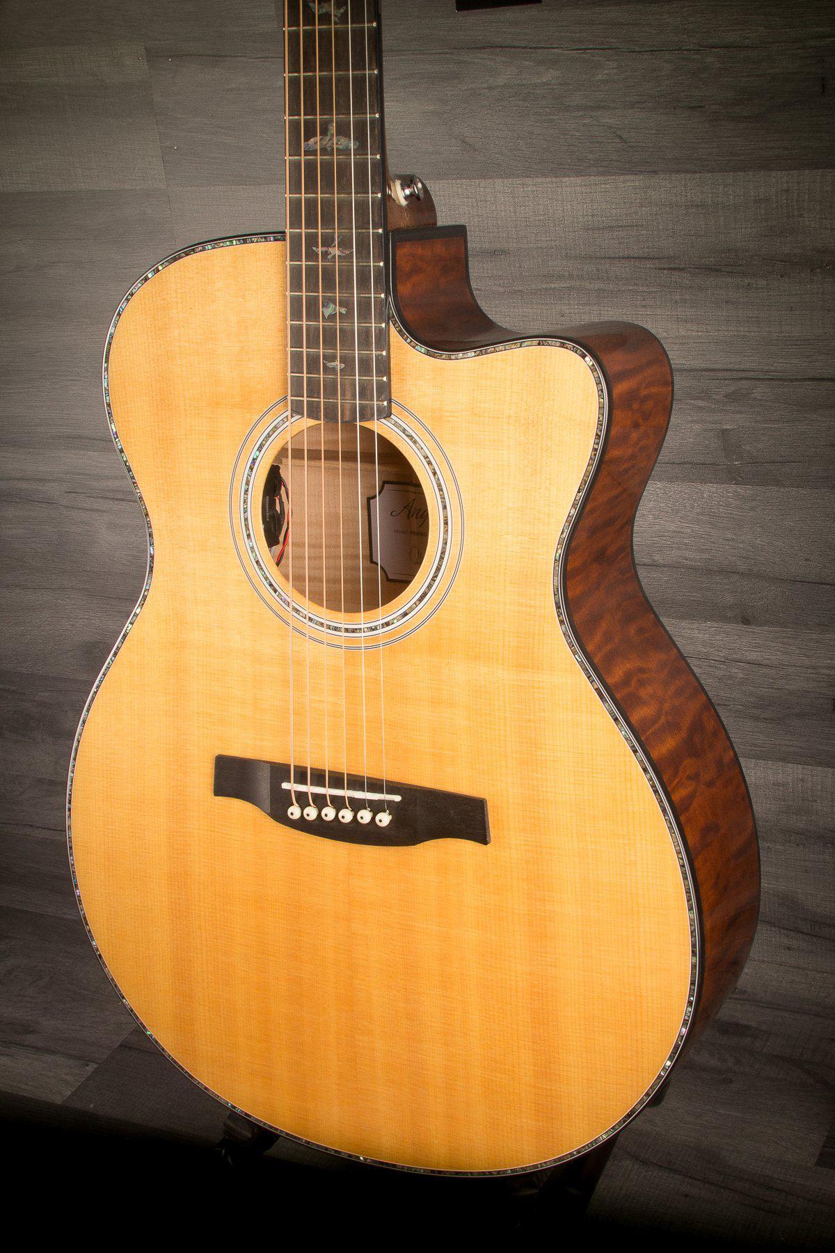 PRS SE Angelus AE55E Acoustic Guitar - Black Gold