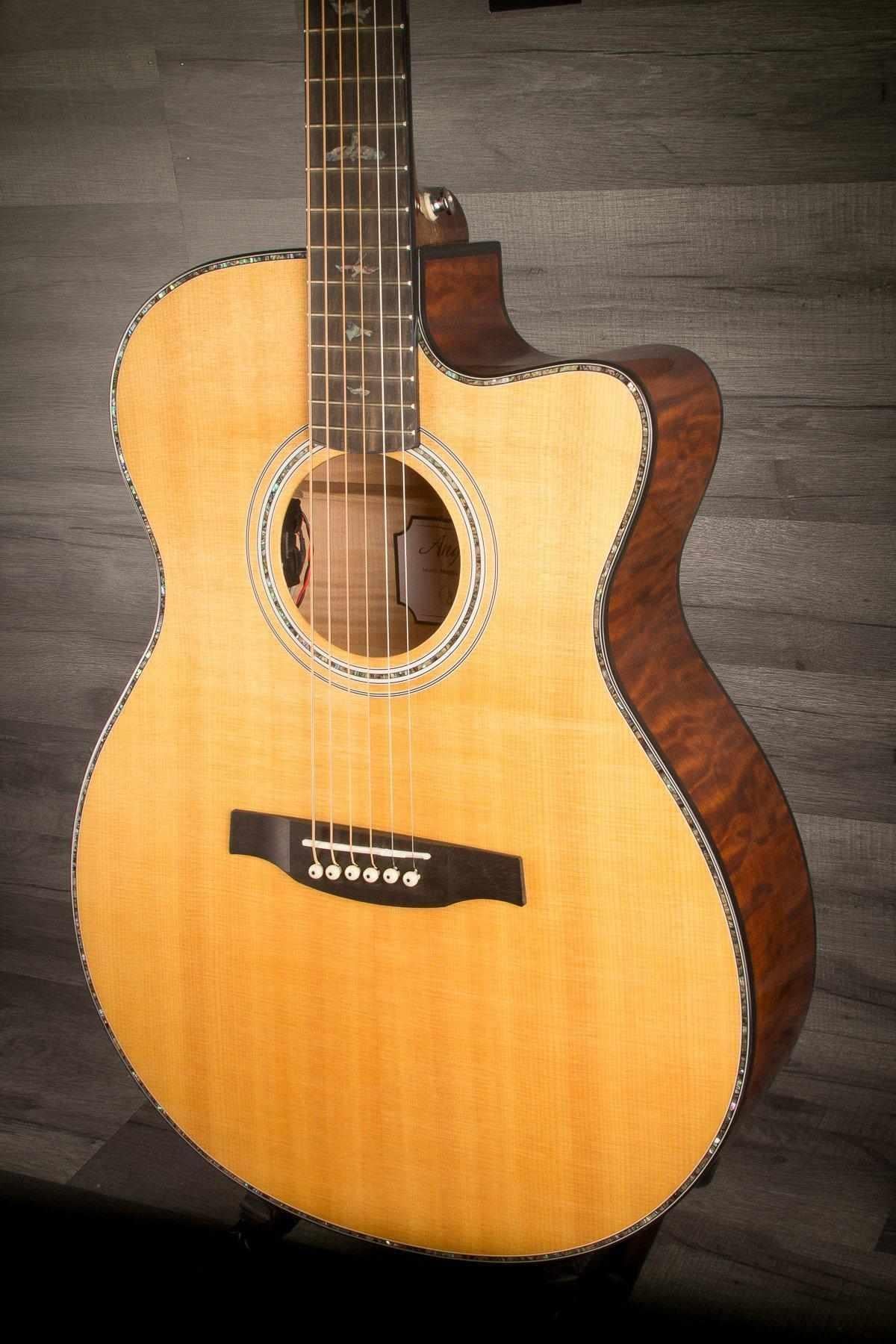 PRS SE Angelus AE55E Acoustic Guitar - Black Gold