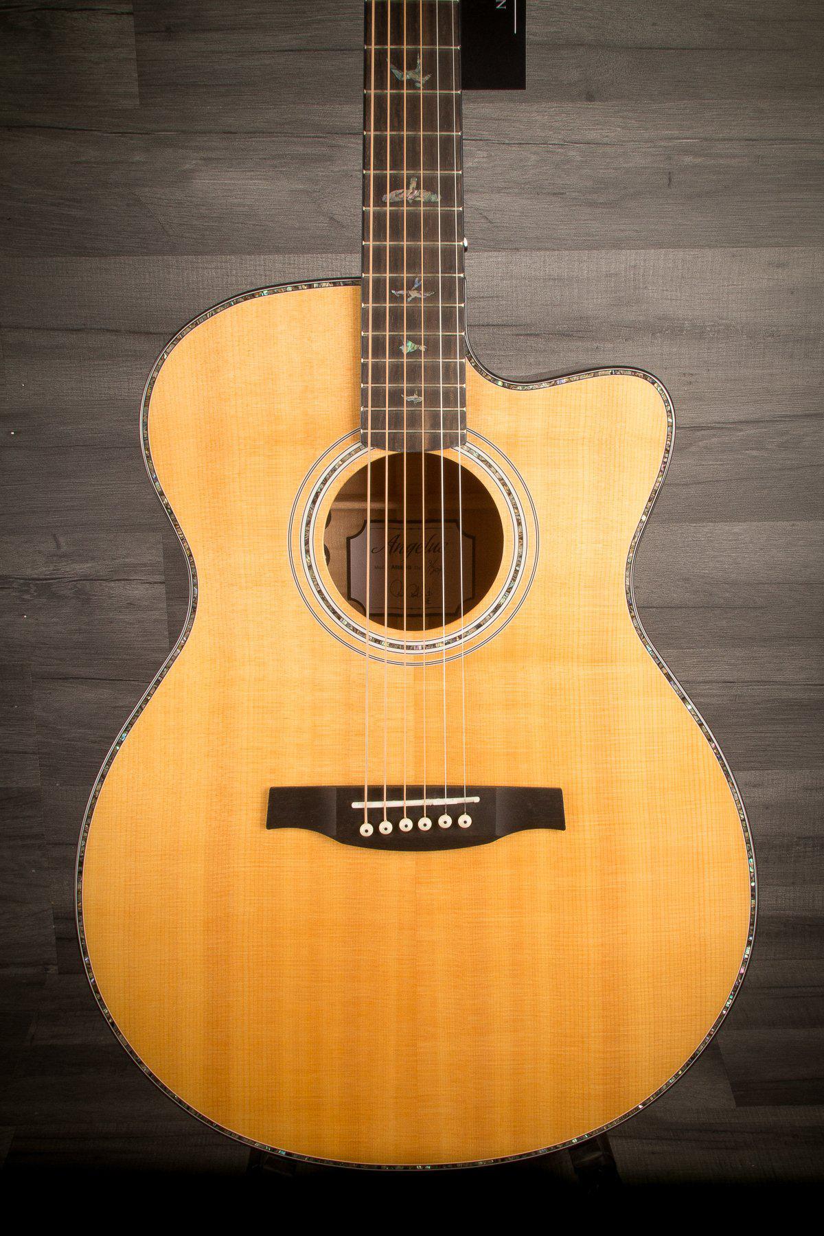 PRS SE Angelus AE55E Acoustic Guitar - Black Gold