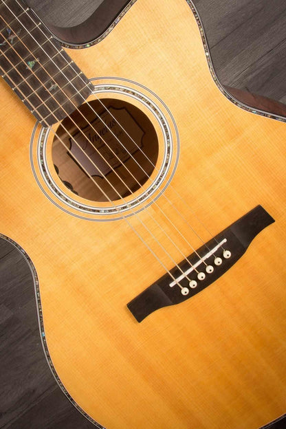 PRS SE Angelus AE55E Acoustic Guitar - Black Gold
