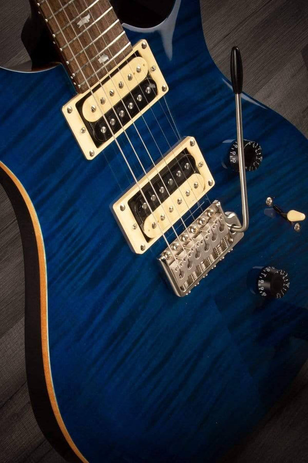 B Stock - PRS SE Custom 24 Blue Matteo - MusicStreet