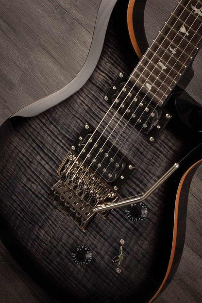 PRS SE Custom 24 Floyd Rose Electric Guitar - Charcoal Burst