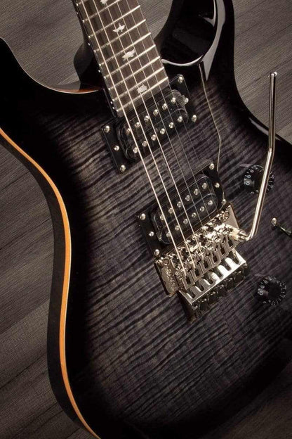 PRS SE Custom 24 Floyd Rose Electric Guitar - Charcoal Burst