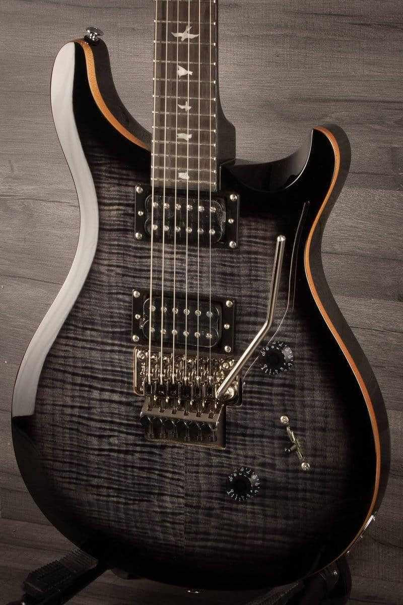 PRS SE Custom 24 Floyd Rose Electric Guitar - Charcoal Burst