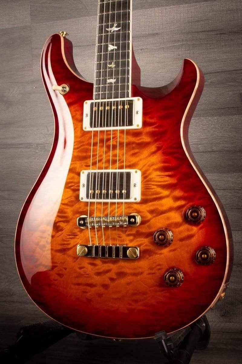 PRS 594 McCarty 10 Top Quilt - One Piece, Flamed Maple neck, Dark Cherry Sunburst s#0323340
