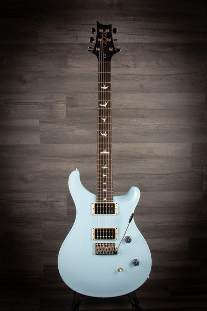 PRS CE24 Gloss Baby Blue, Blackout Neck