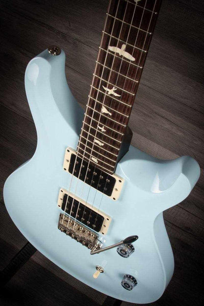 PRS CE24 Gloss Baby Blue, Blackout Neck