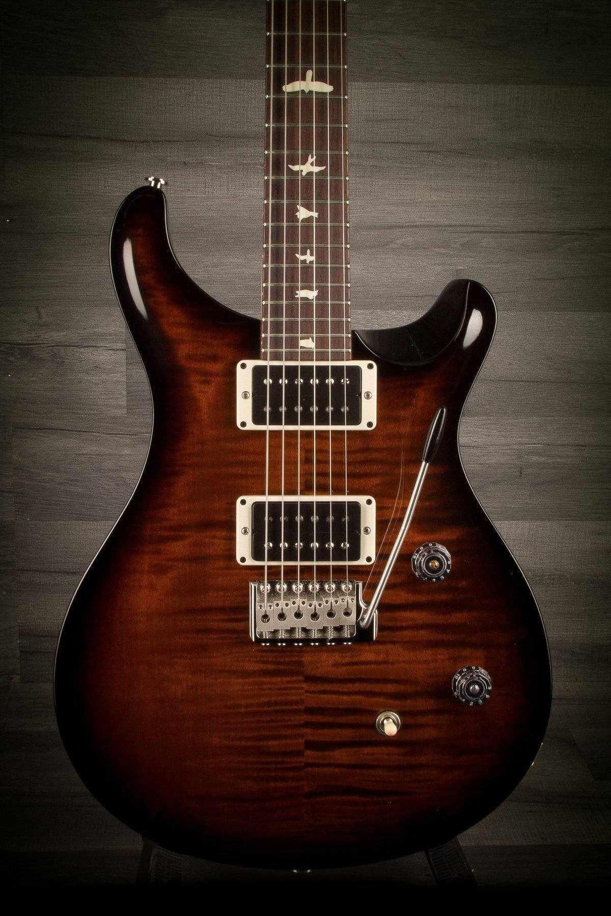PRS CE24 Gloss Flame Electric Guitar - Burnt Amber