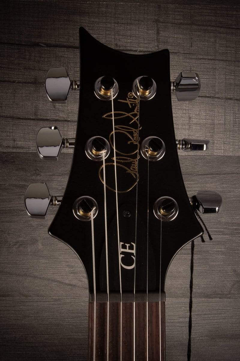PRS CE24 Semi Hollow Scarlet Smokeburst - Blackout Neck