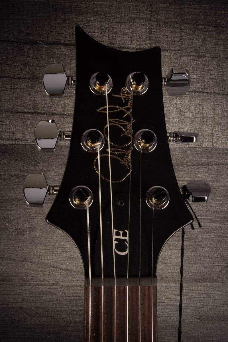 PRS CE24 Semi Hollow Scarlet Smokeburst - Blackout Neck