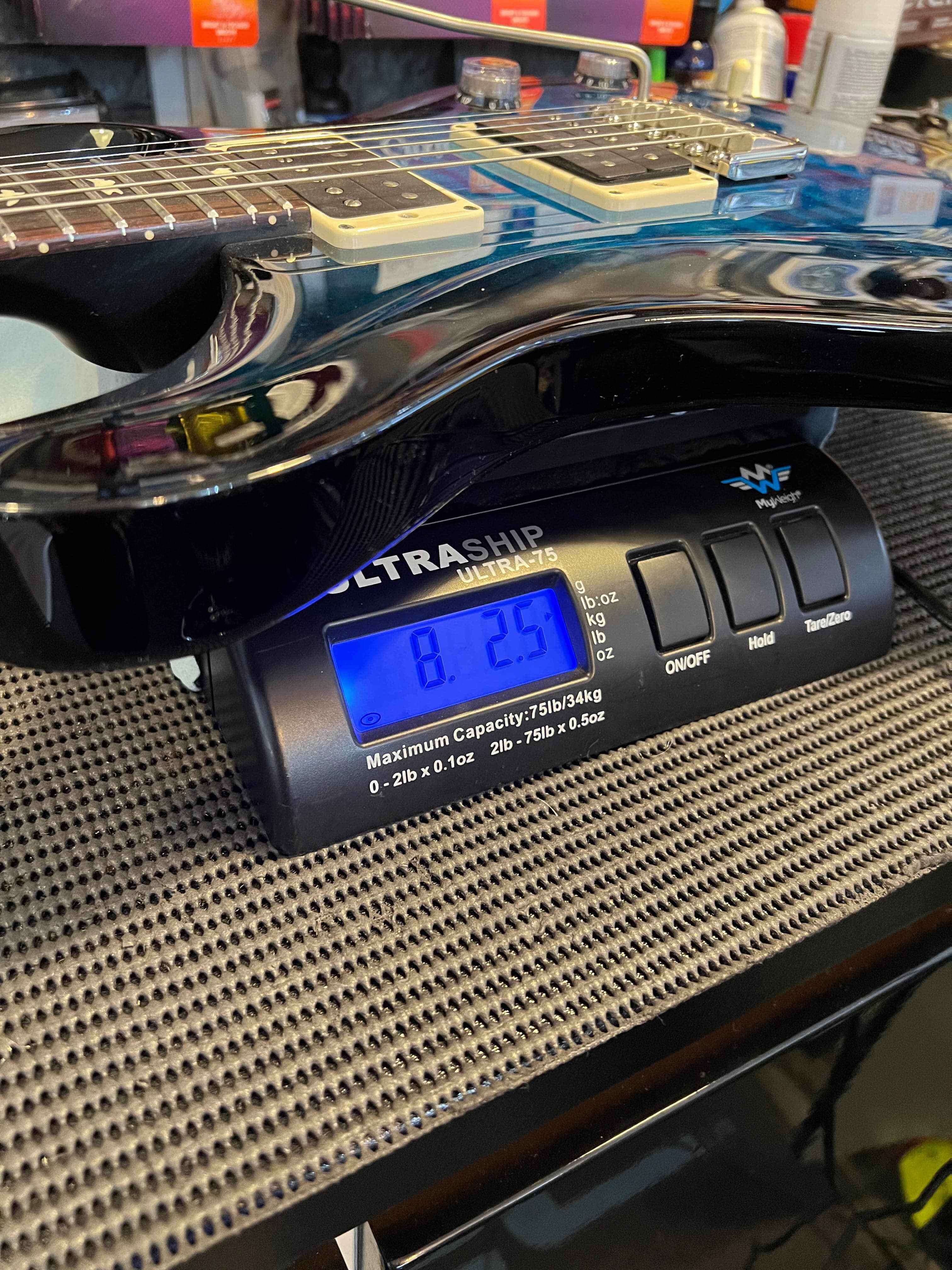 PRS CE24 Whale Blue Smokeburst, Blackout Neck