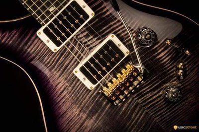 PRS Custom 24/08 Wood Library - Charcoal Purpleburst S#232356