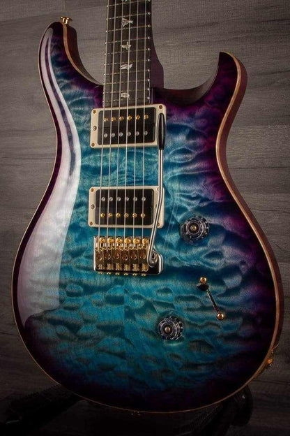 PRS Custom 24 10 top quilt Aquablue Purple Burst, Maple neck s#0328686
