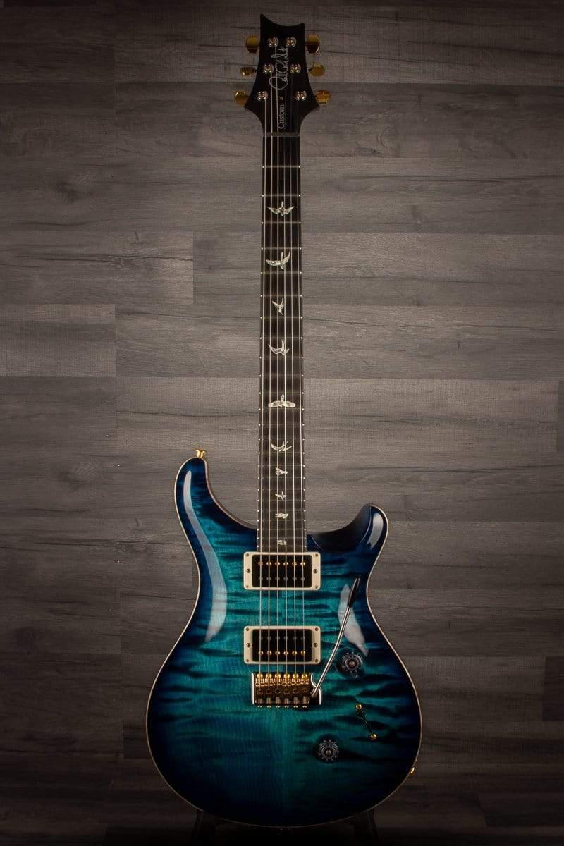 PRS Custom 24 10 top Quilt Cobalt Blue, maple neck s#0325772 - MusicStreet