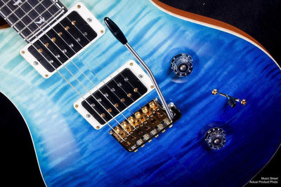 PRS - Custom 24 30Th Anniversary Wood Library, Blue Fade Satin S#221406