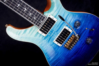 PRS - Custom 24 30Th Anniversary Wood Library, Blue Fade Satin S#221406