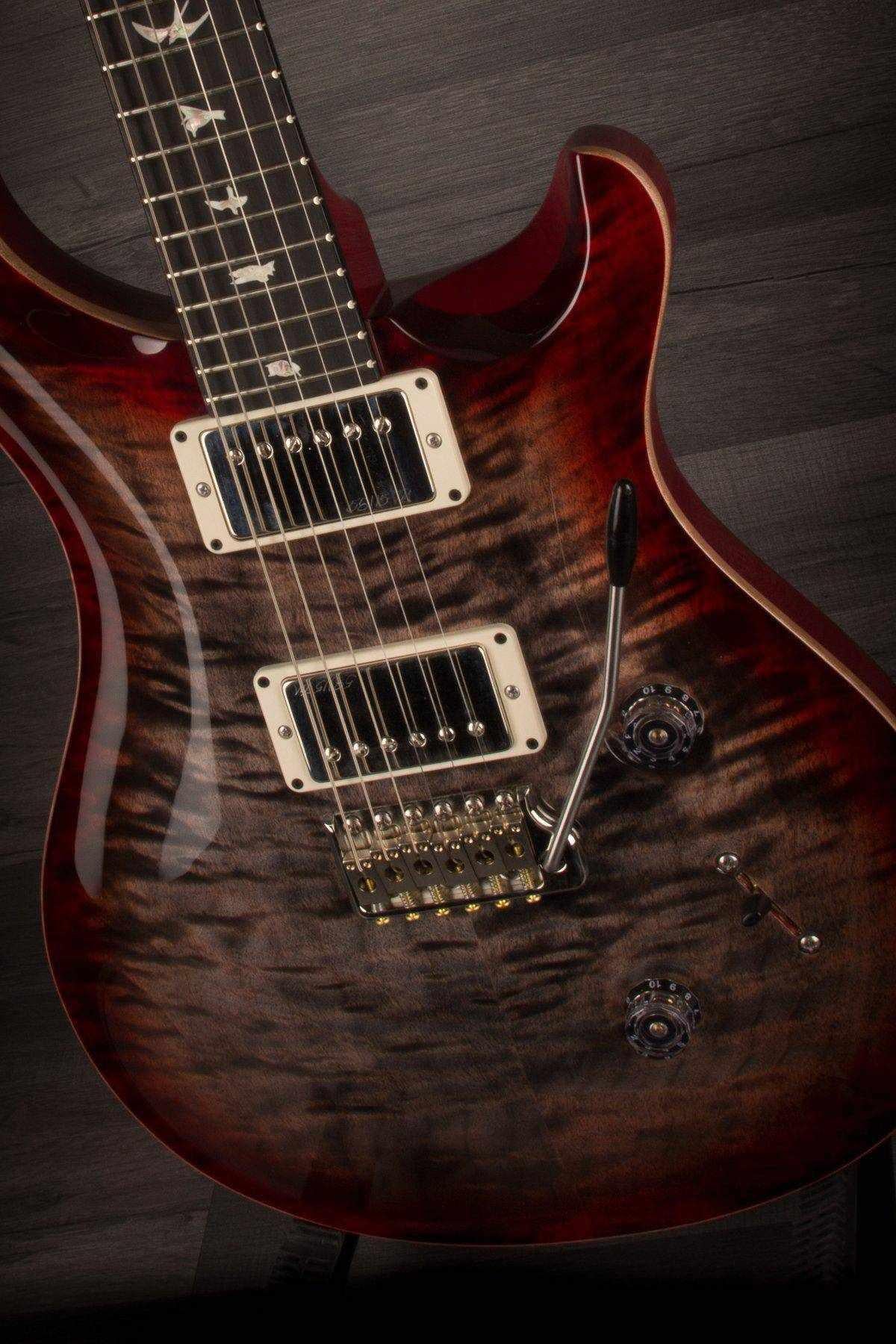 PRS Custom 24 Quilt Charcoal Cherry - #242763
